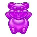 Purple bear symbol