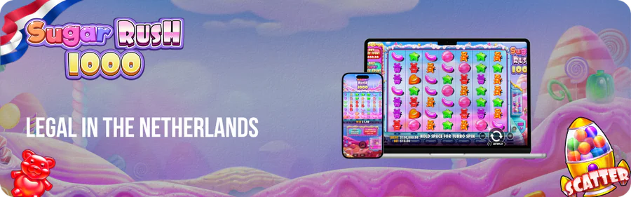 Sugar Rush 1000 review with legal play at KSA-licensed online casinos in the Netherlands